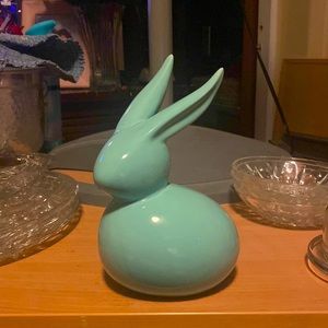 Pastel green bunny rabbit